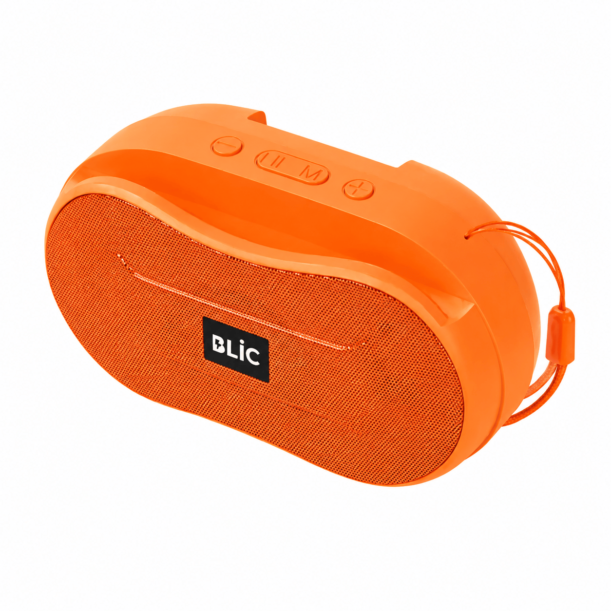 Blic BLS-96 6W Bluetooth Hoparlör – Telefon Standlı, 1200mAh, USB TF Kart Destekli Askılı Taşınabilir Speaker Turuncu