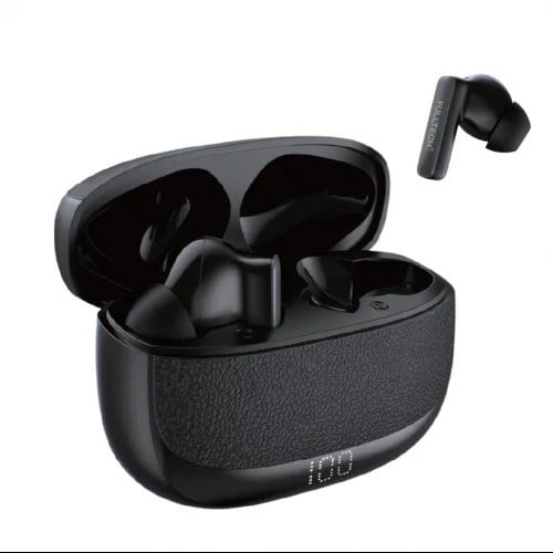 Fulltech FB32 TWS 4 Mikrofonlu Bluetooth Kulaklık ANC ENC Gürültü Engelleme Deri Dokulu Şarj Kutulu