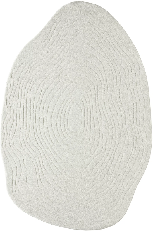 Modern Krem Amorf Halı