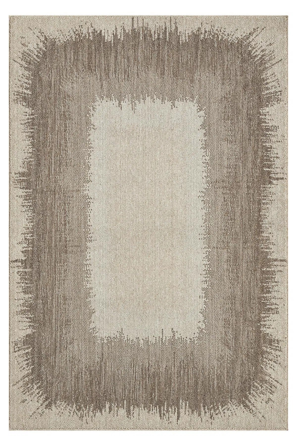 PEARL Pearl - Shadow Eskitme Çerçeveli Vizon Modern Salon ve Odası Halısı