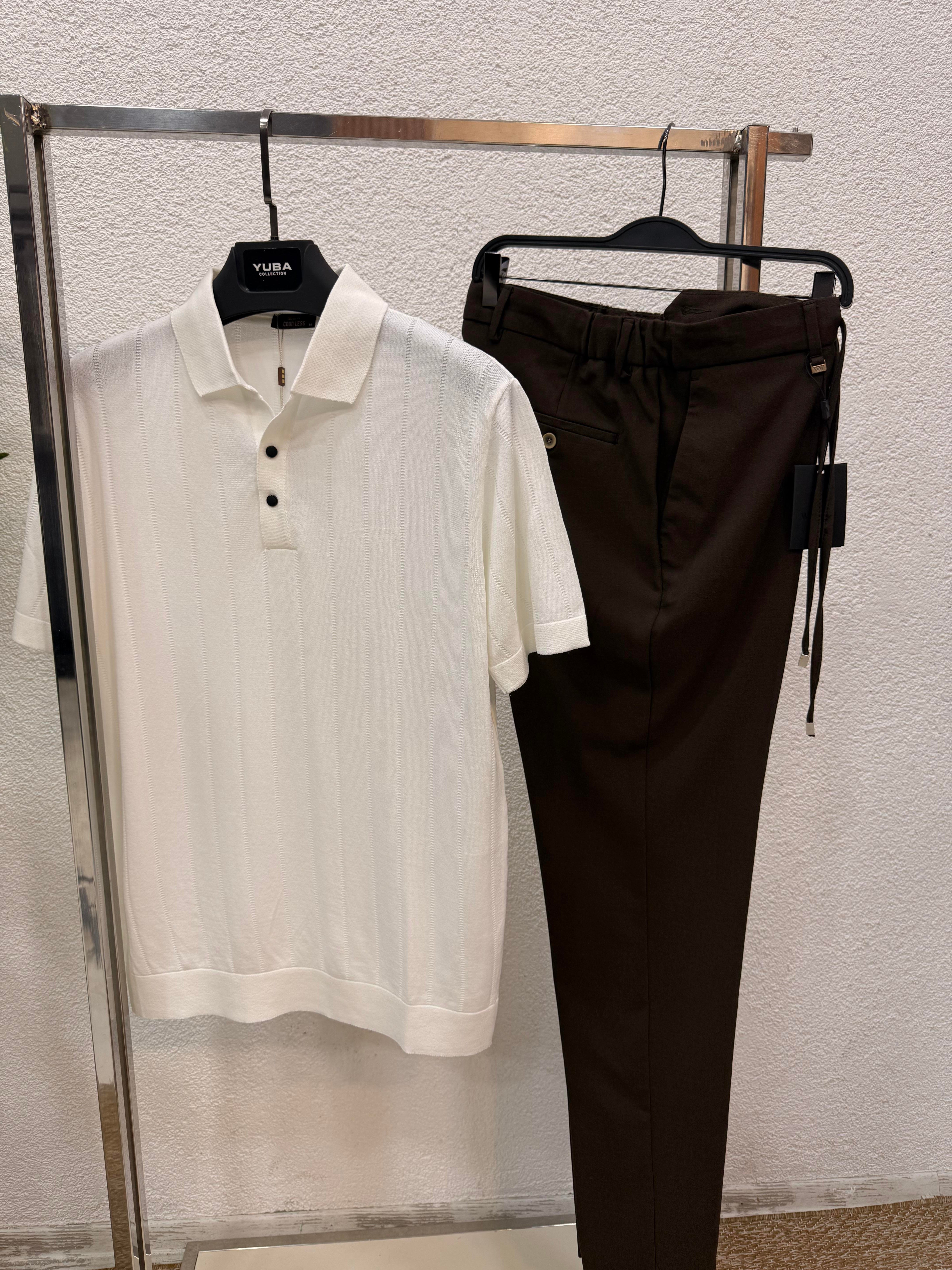 Bağcıklı Kumaş Jogger Pantolon-Siyah