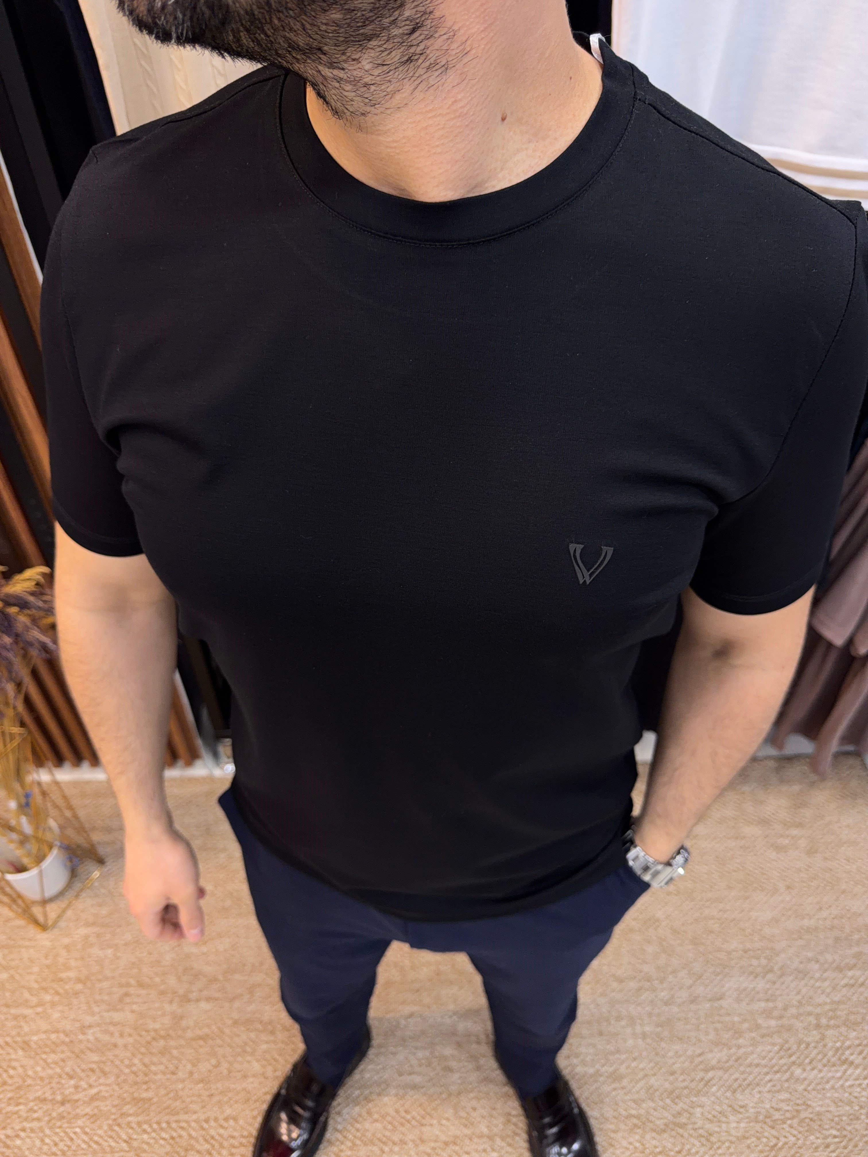 Basic T-shirt - Siyah