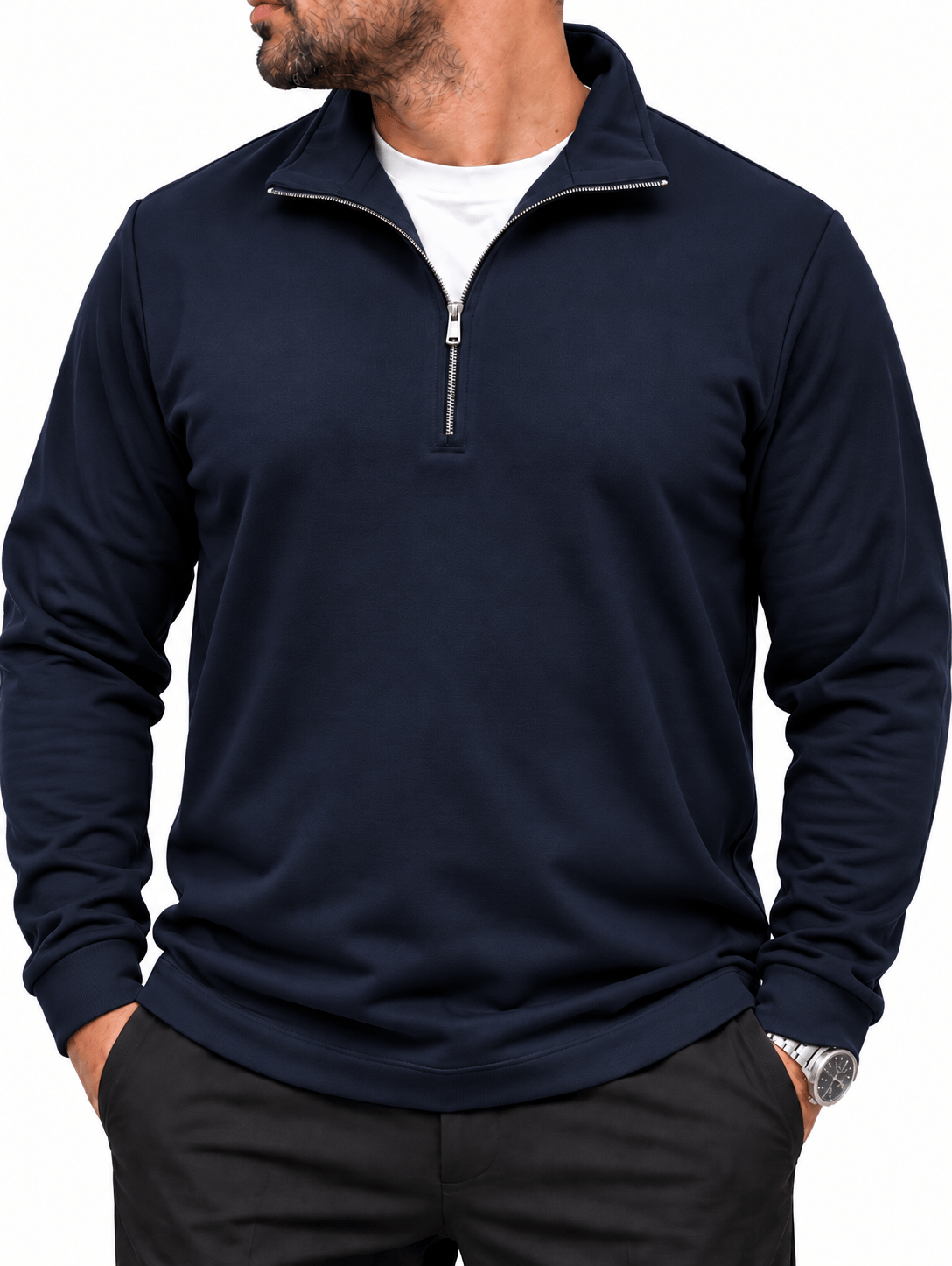 Fermuarlı Comfort Fit Sweatshirt – Laci