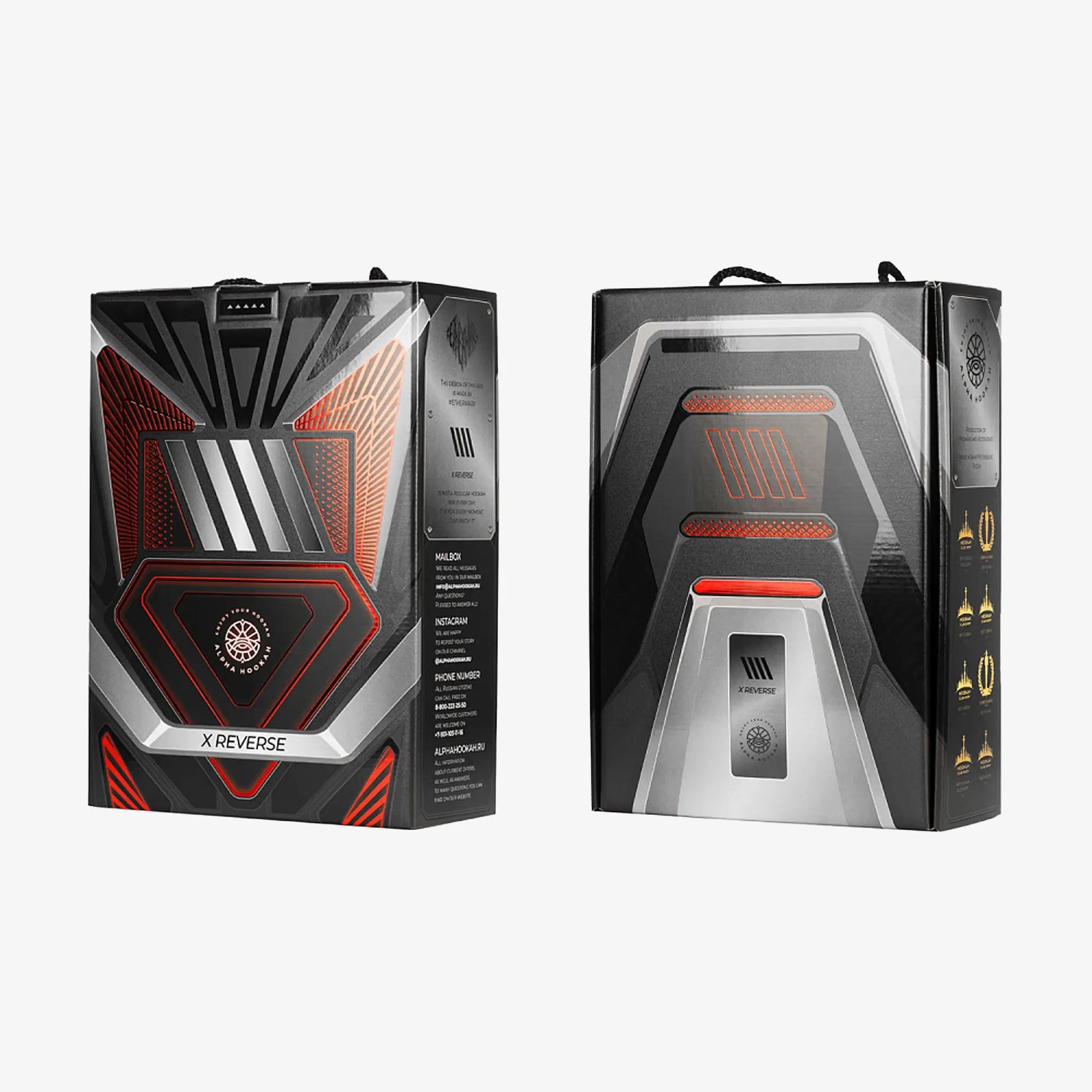 ALPHA Reverse X Red Nargile Takımı