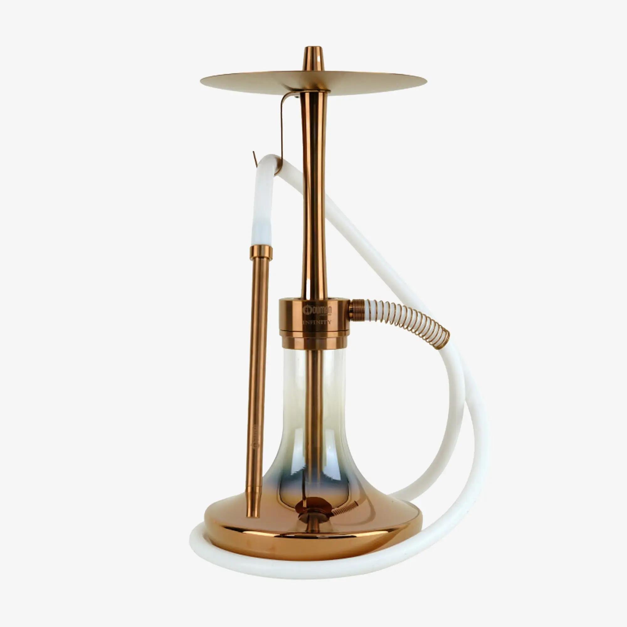 ODUMAN Infinity Bronz Gövde Bronz Şişe Nargile Takımı