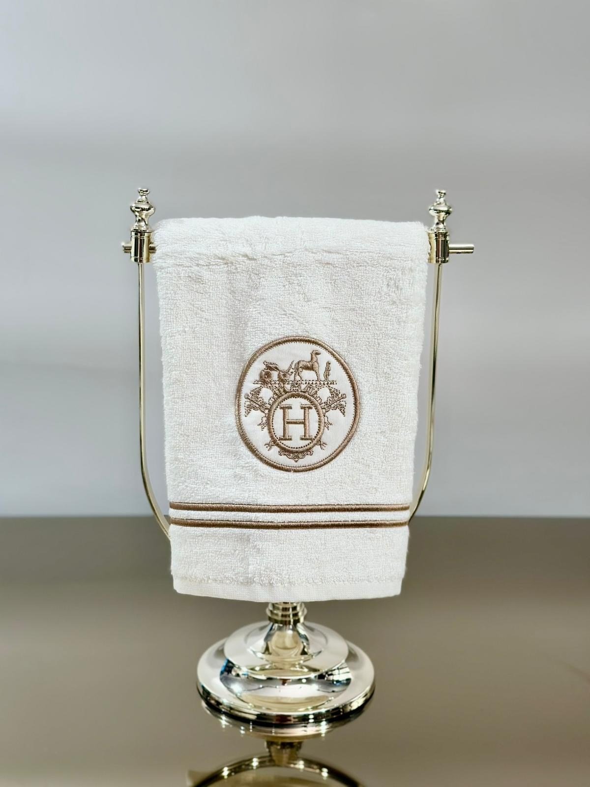 50x90 Hermes Model Vizon Yüz Havlusu