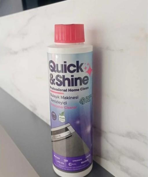 Quick&Shine Bulaşık Makinesi Temizleyici – Yağ, Kireç ve Kötü Koku Giderici Bakım Ürünü