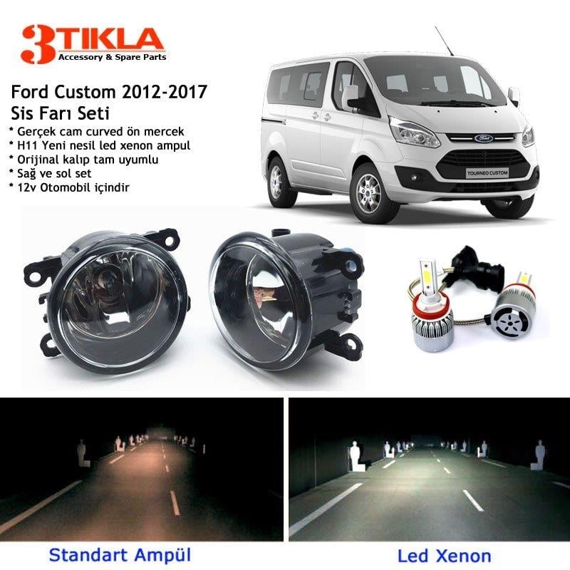 Custom 2012-2017 Beyaz Led Xenon Sis Farı Seti