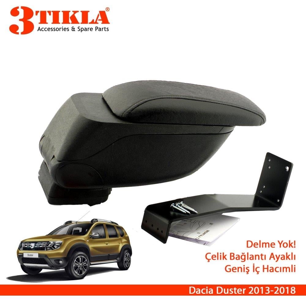 Dacia Duster 2013-2018 Geniş Hacimli  Delmesiz Çelik Ayaklı  Kolçak Kol Dayama