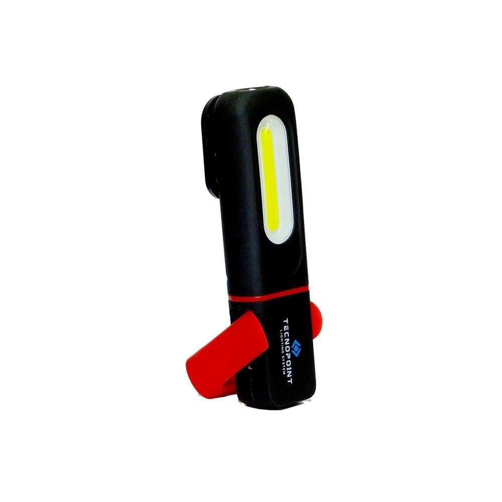 Kancalı Mıknatıslı 360 Derece Hareketli USB Şarjlı El Feneri 350LM TC24-30