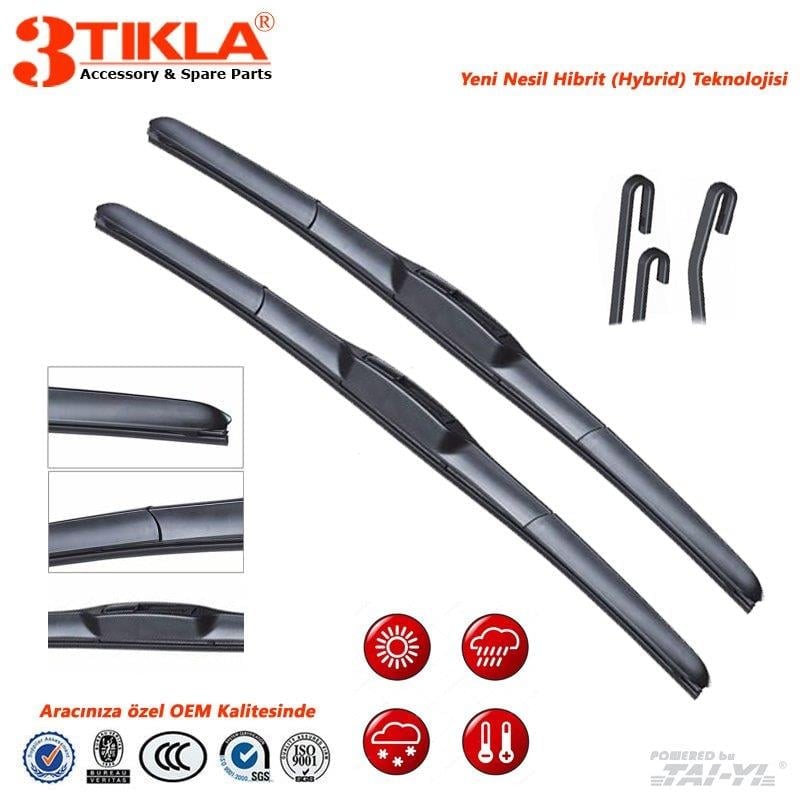 Mini Hatch One Hibrit Silecek Takımı 2001-12 R50 R53 R56 475/450mm