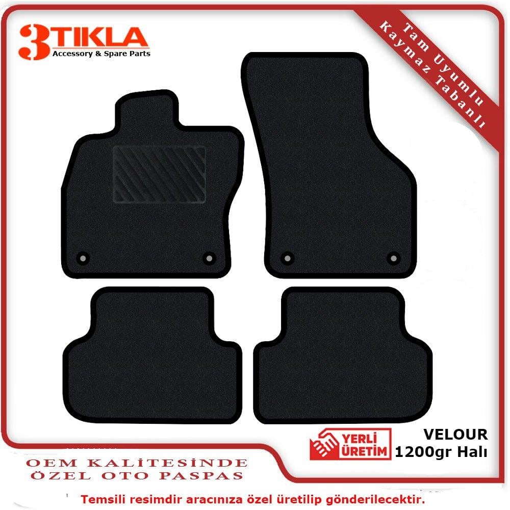 Opel Combo 2019-2025 Lüks Halı Paspas Seti Siyah