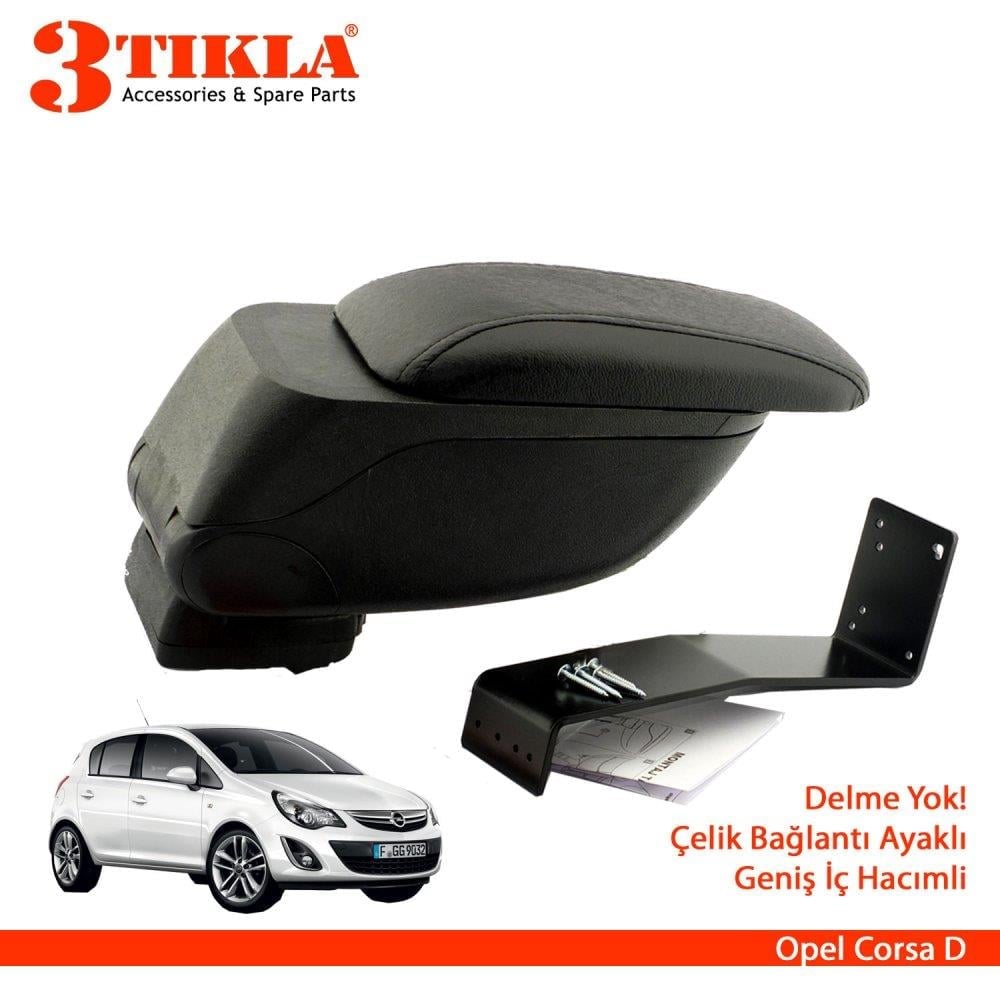 Opel Corsa E Geniş Hacimli  Delmesiz Çelik Ayaklı  Kolçak Kol Dayama