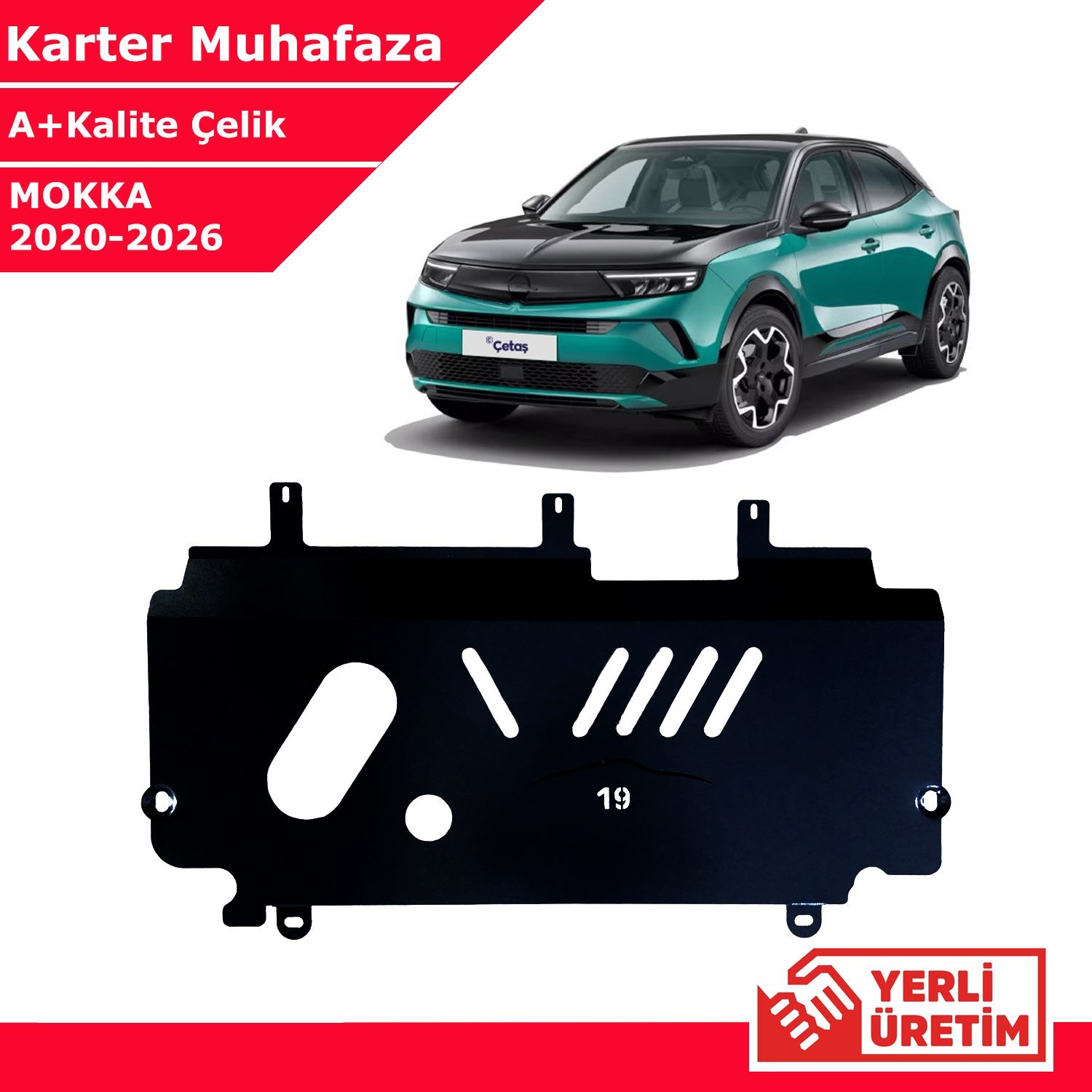 Opel Mokka 2020-2026 Çelik Karter Muhafaza Çelik Koruma Sacı A+ Kalite Yerli Üretim