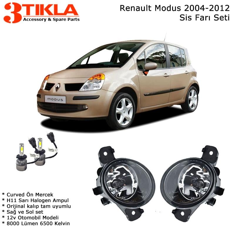 Renault Modus 2006 Sis Farı Takımı Led Xenon Set