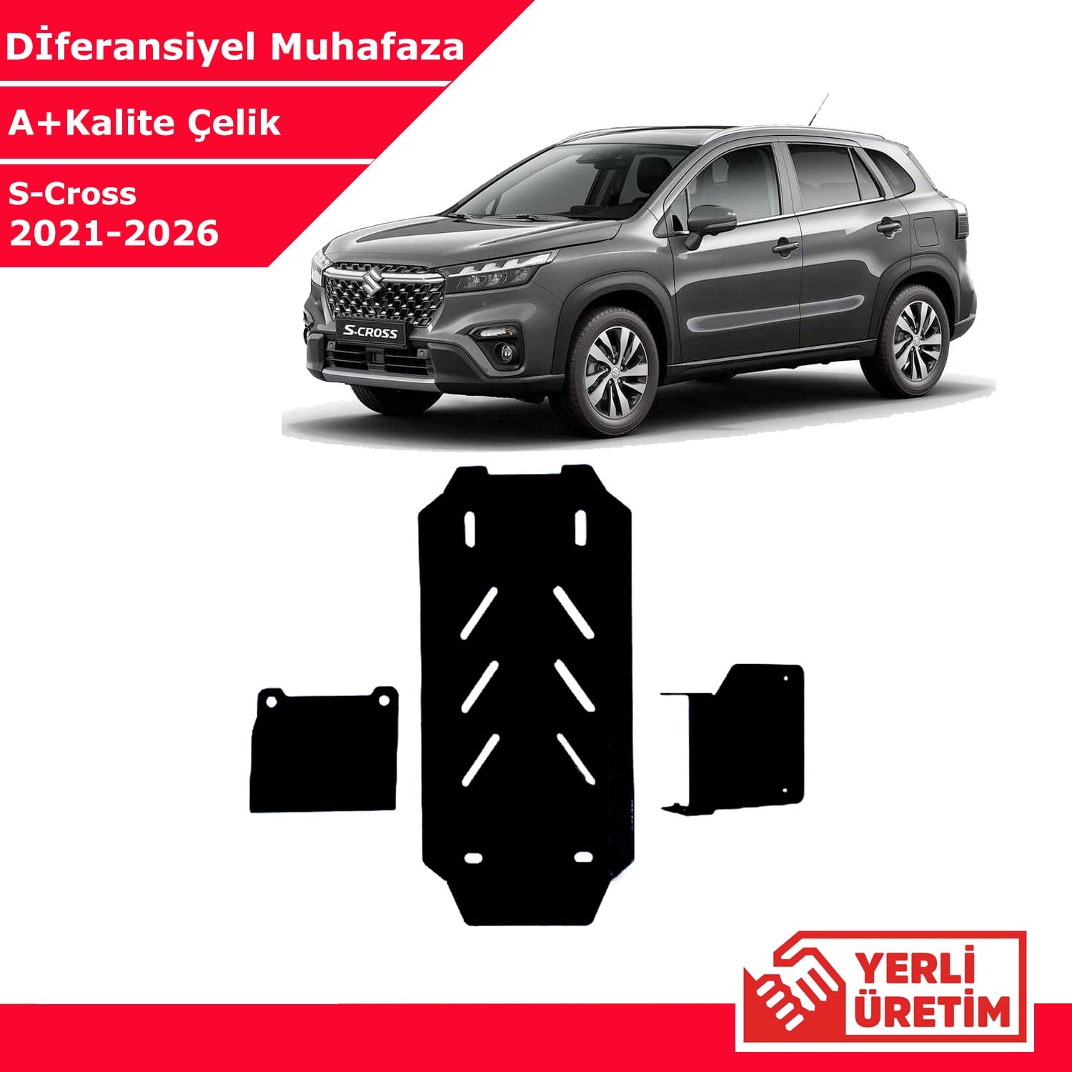 Suzuki S-Cross 2021-2026 Çelik Diferansiyel Muhafaza Çelik Koruma Sacı A+ Kalite Yerli Üretim