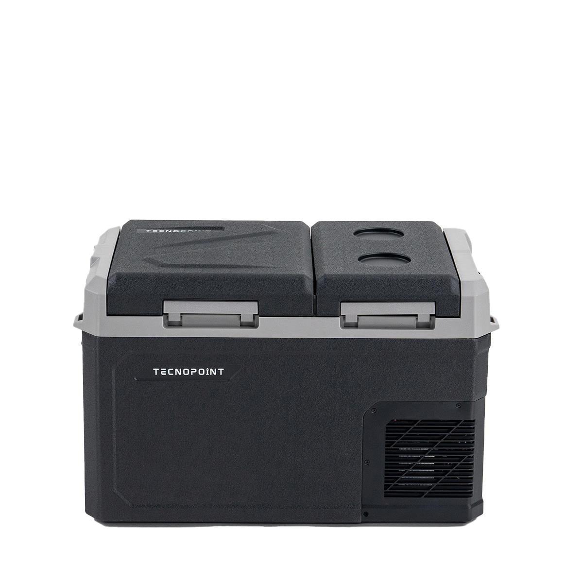 TC21-18 Çift Kapaklı 50 Litre Taşınabilir Araç Buzdolabı 12V/24V/220V Uyumlu