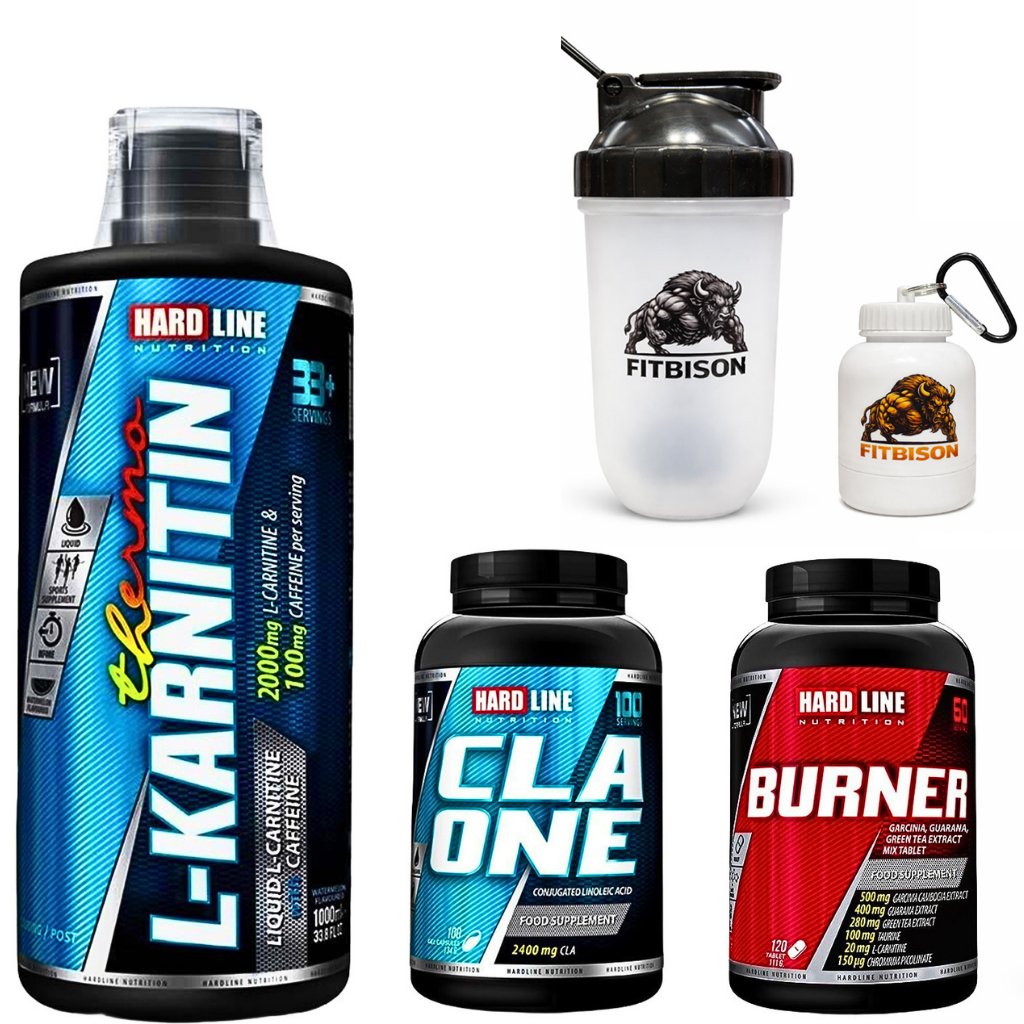YIKIM + PARÇALAMA + SİSTEMATİK YAKIM SERİSİ-Thermo L-Karnitin (1000 ml) + CLA One (100 kapsül) + Burner (120 tablet) + Pro Shaker (700 ml) + Maskot Toz Taşıma Kutusu (100 ml)