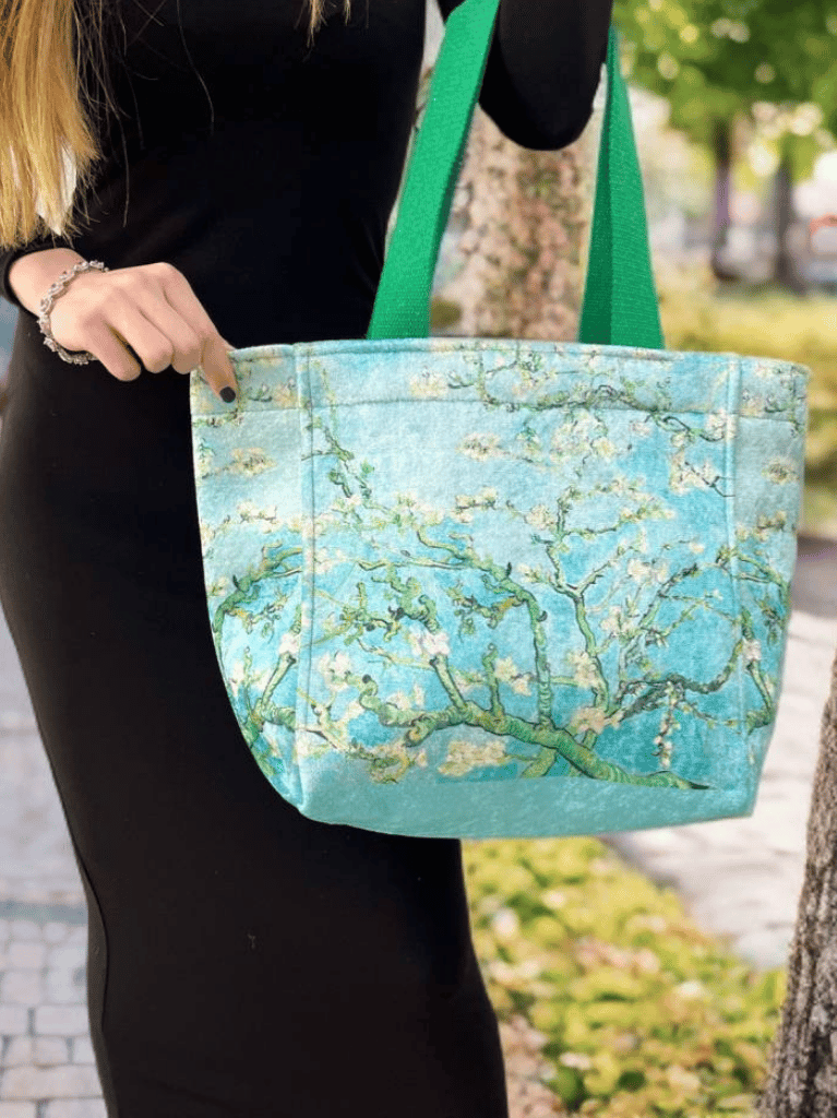 Van Gogh Badem Çiçeği Model Kadın Çanta