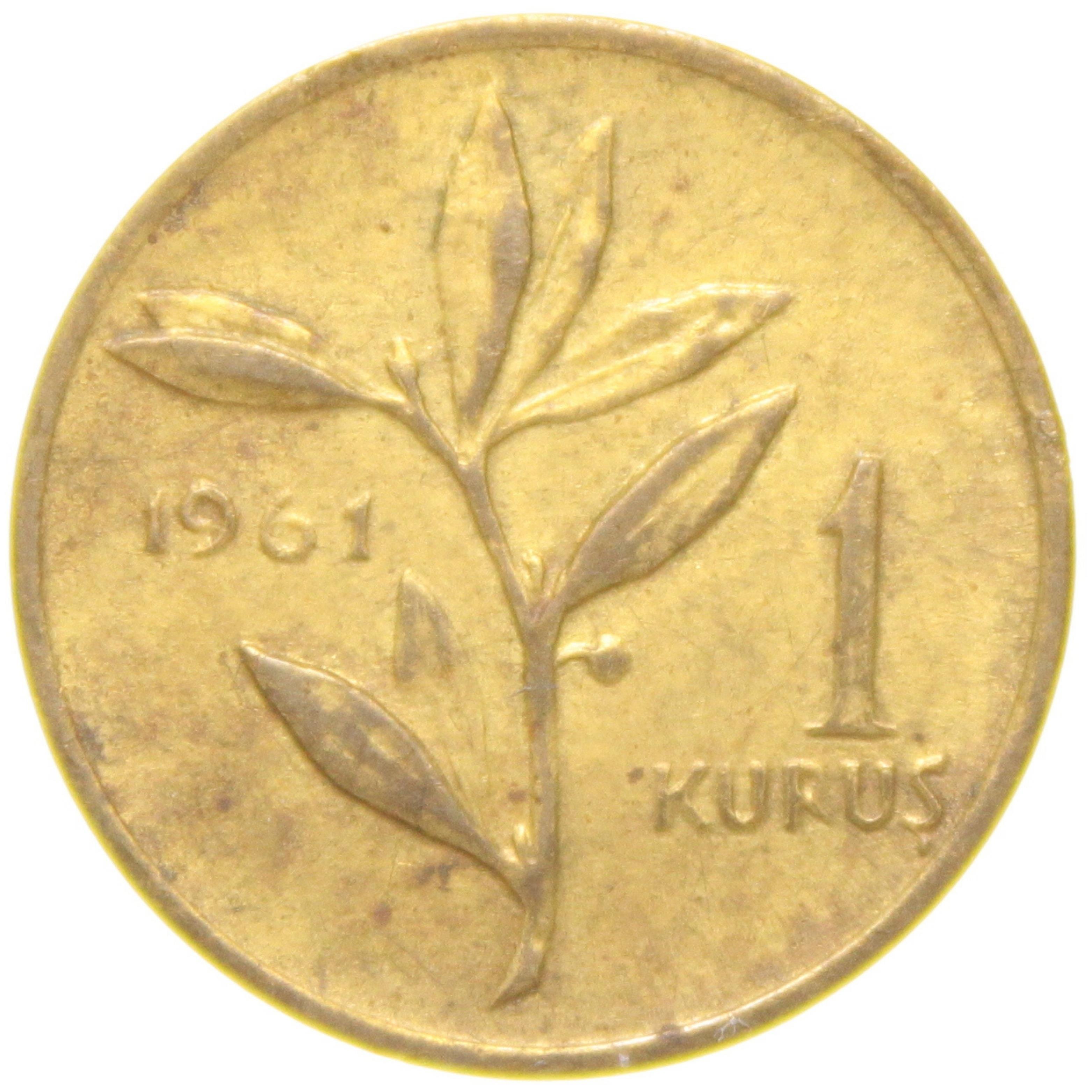 1 Kuruş - 1961  - ÇİL (TCM1)