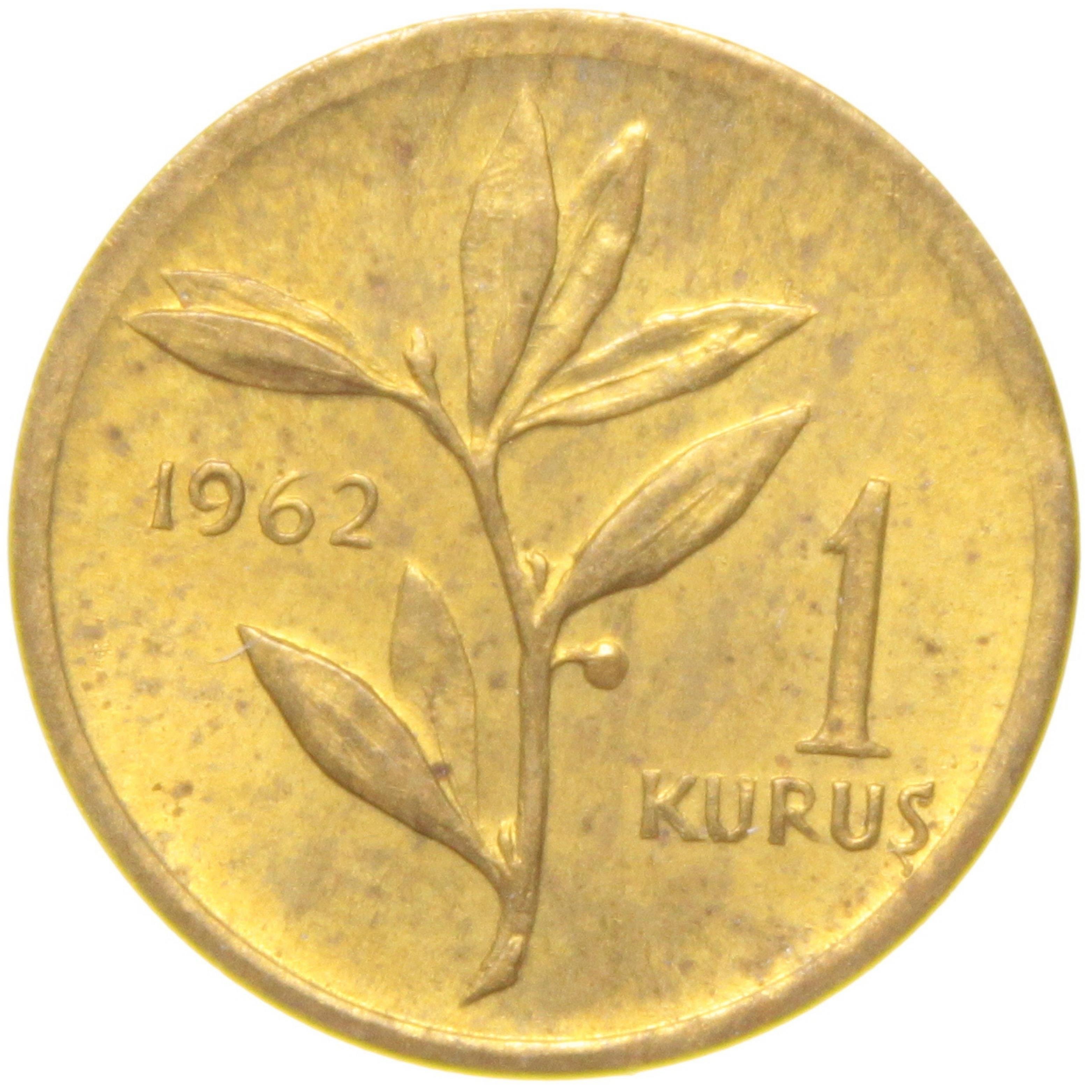 1 Kuruş - 1962  - ÇİL (TCM2)