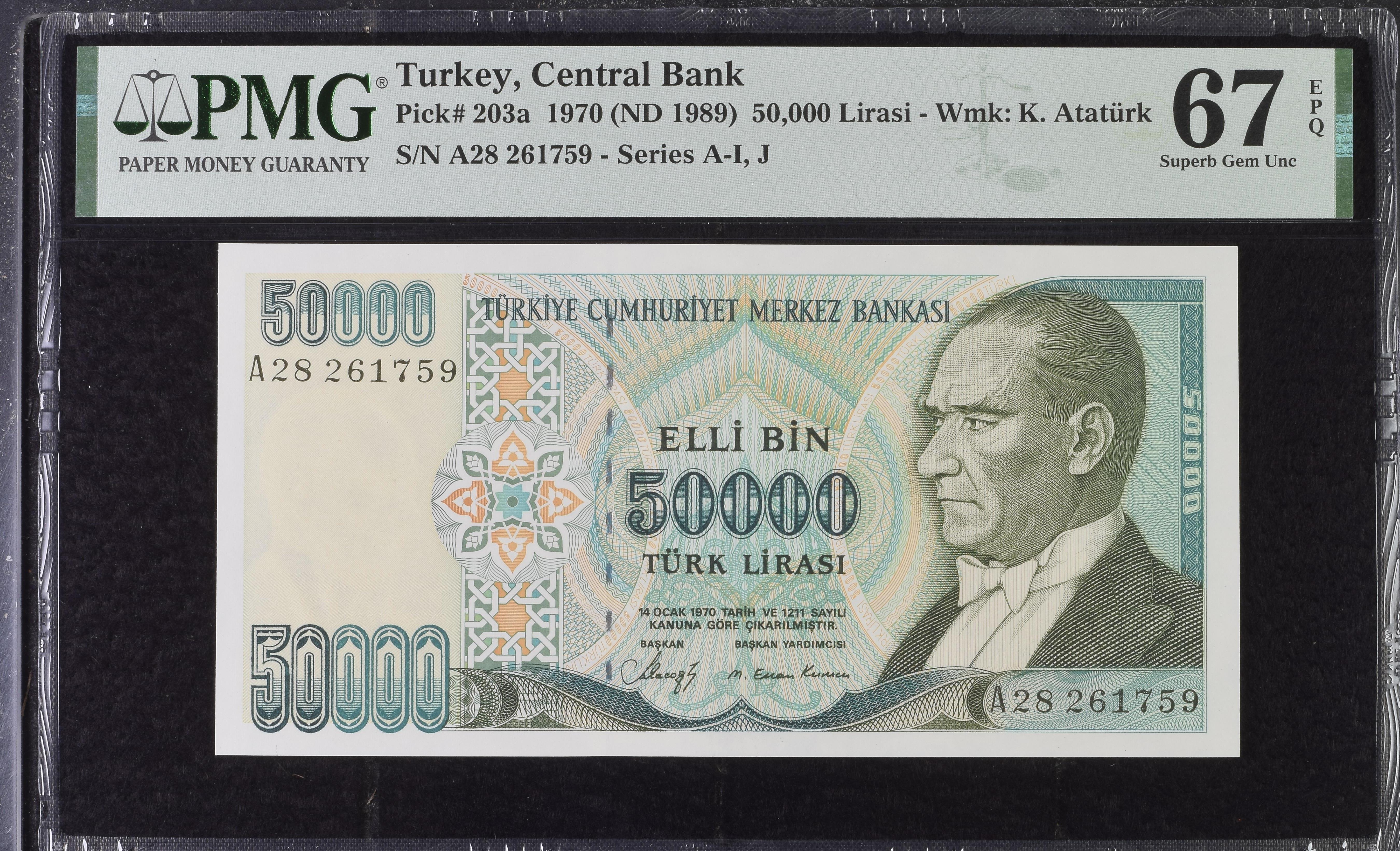 7. Emisyon 1. Tertip 50.000 Lira - A28