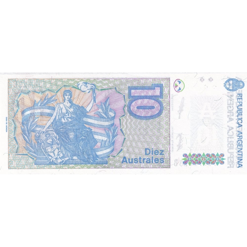 Arjantin 10 Australes - 1985 - ÇİL