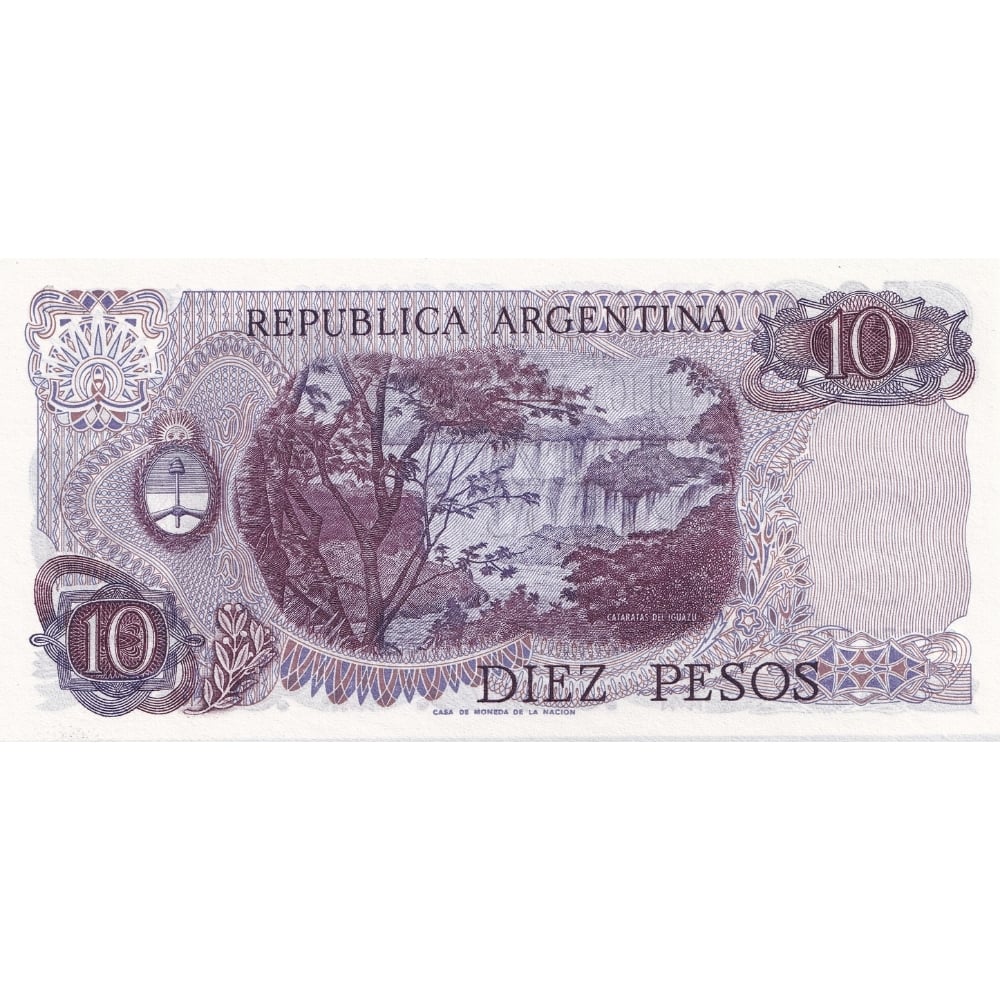 Arjantin 10 Pesos - 1976 - ÇİL