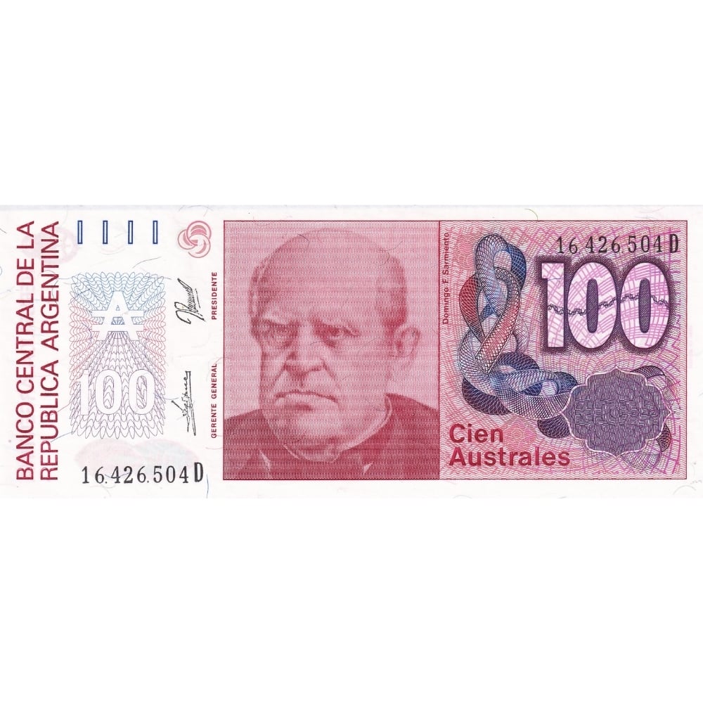 Arjantin 100 Australes - 1985 - ÇİL