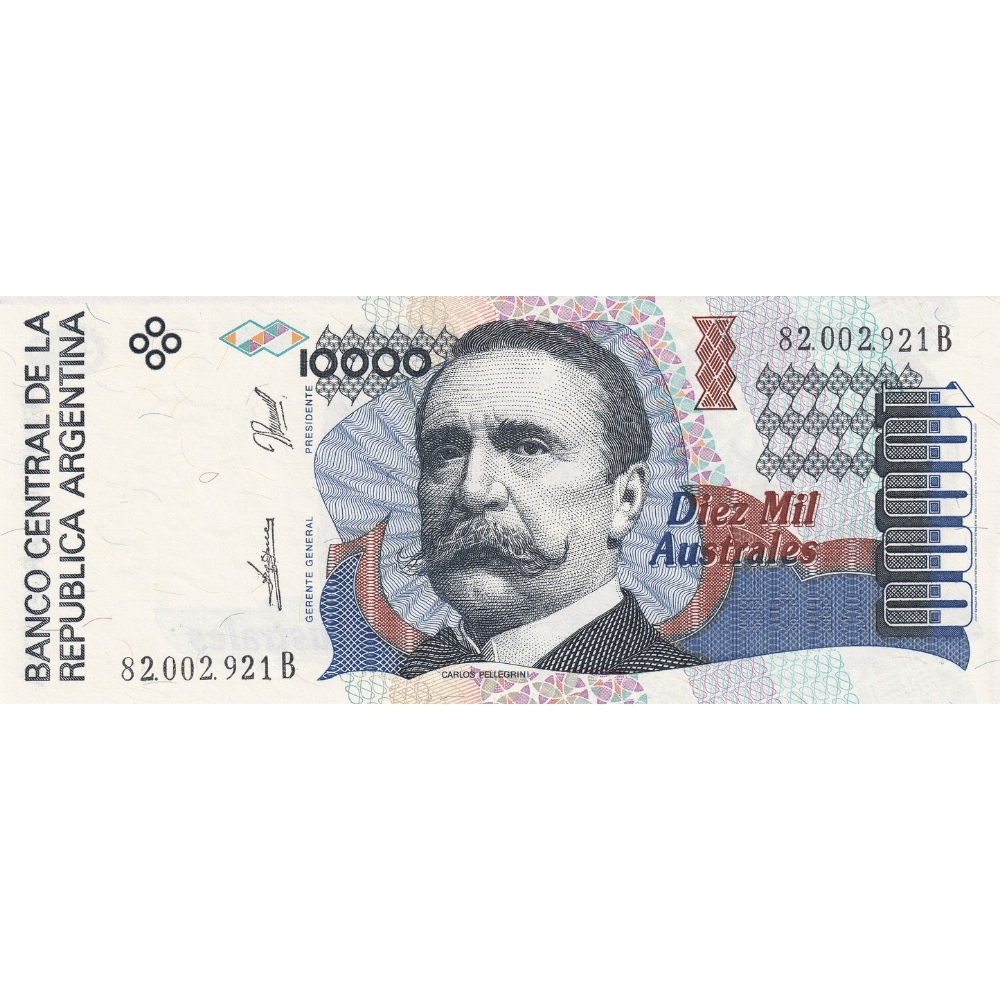 Arjantin 10000 Australes - 1989 - ÇİL
