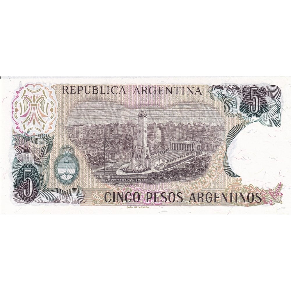Arjantin 5 Pesos - 1983 - ÇİL