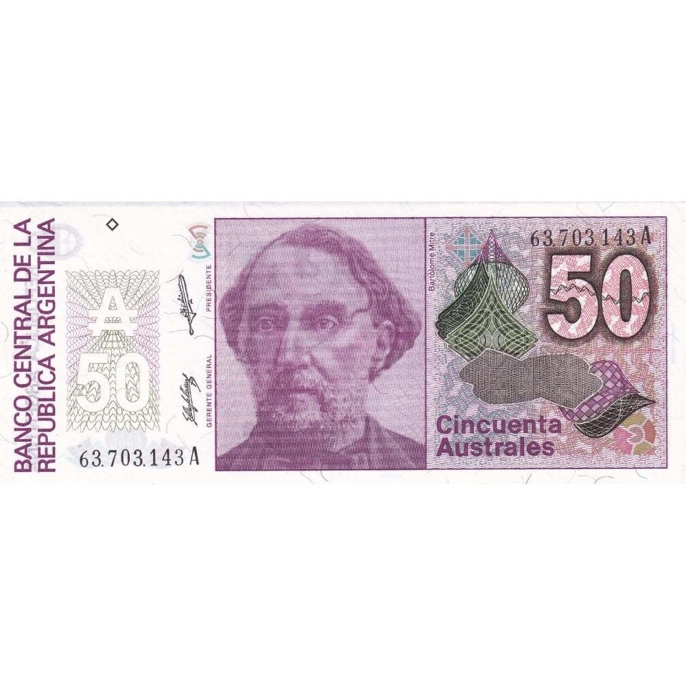 Arjantin 50 Australes - 1986 - ÇİL