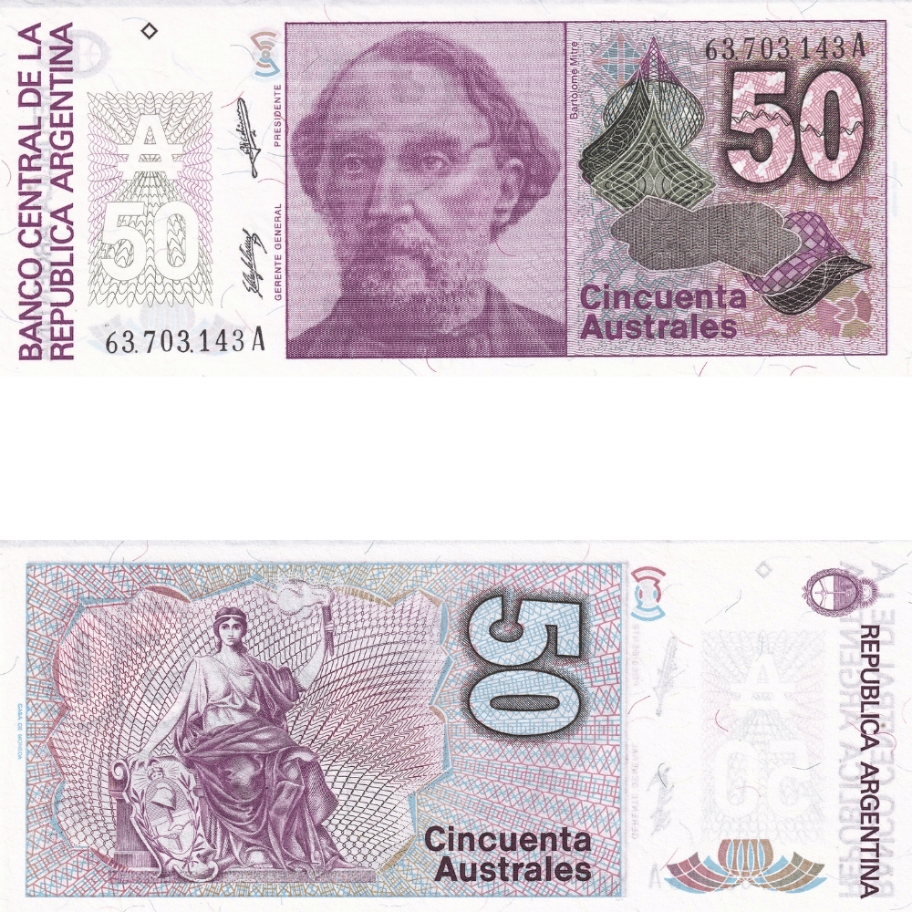 Arjantin 50 Australes - 1986 - ÇİL