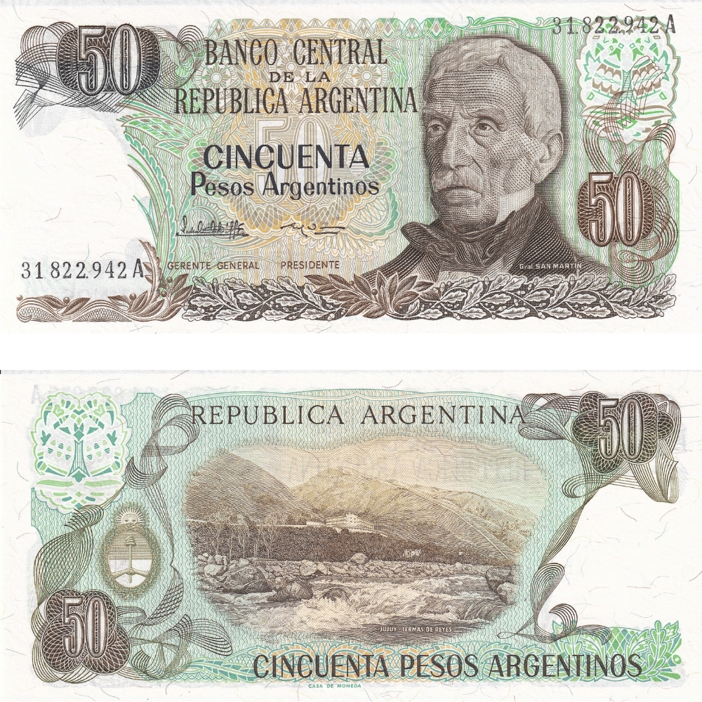 Arjantin 50 Pesos - 1983 - ÇİL