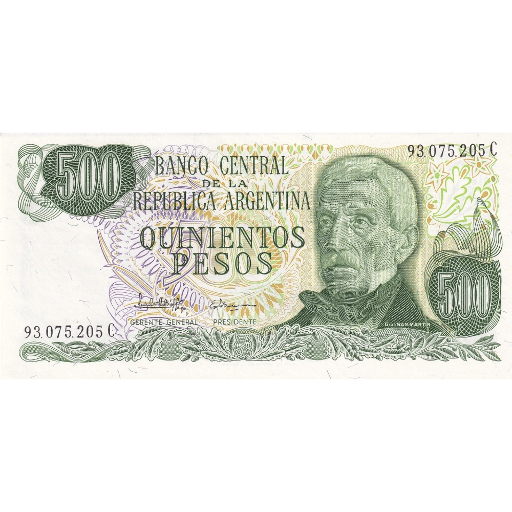 Arjantin 500 Pesos - 1976 - ÇİL