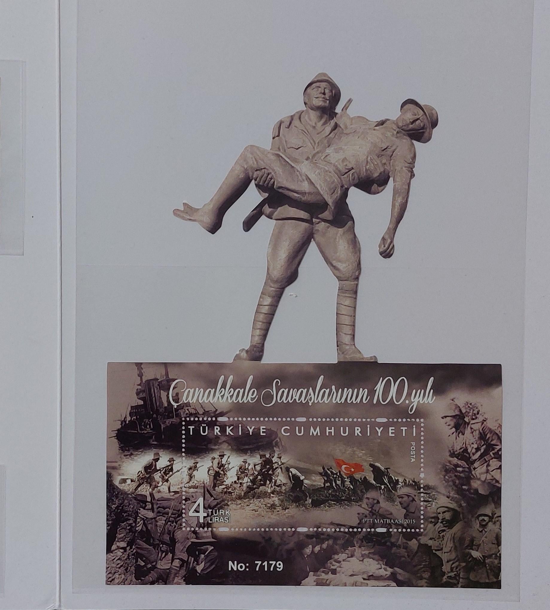 Çanakkale Savaşlarının 100. Yılı - Portföy - 2015 - (Limitli Blok Pul, FDC)