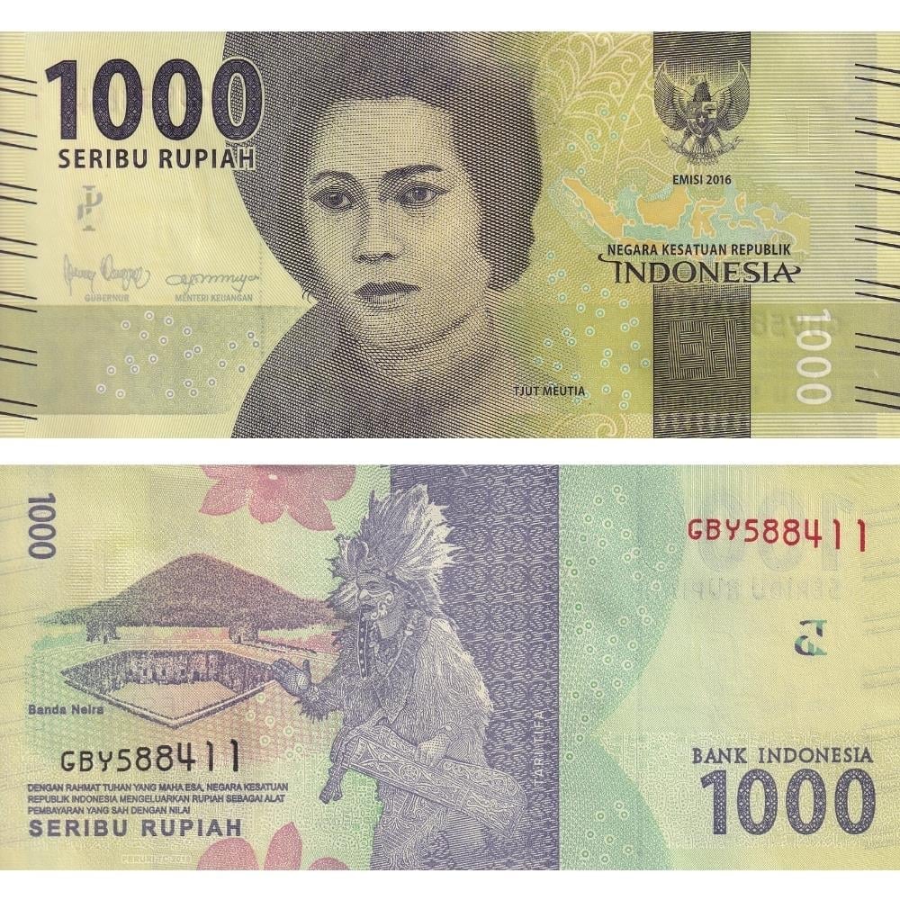 Endonezya 1000 Rupi - 2019 - ÇİL