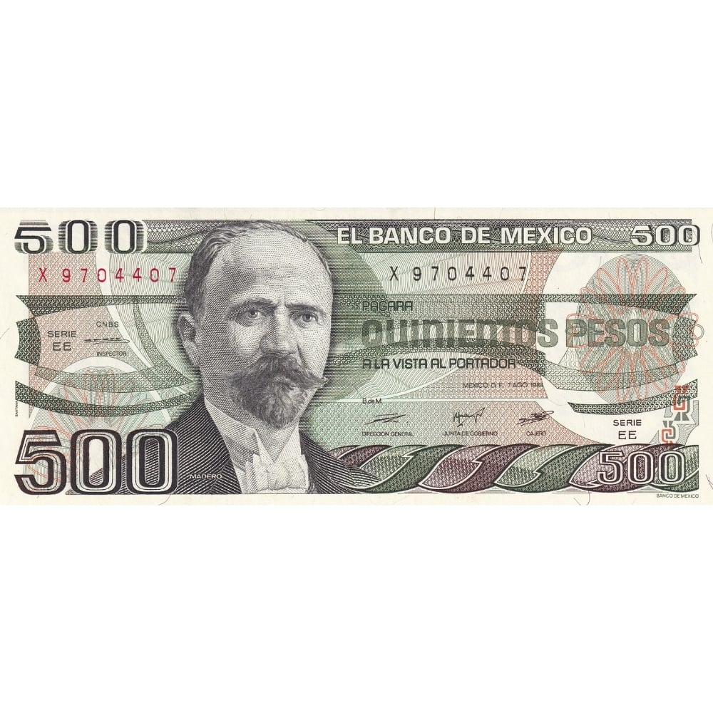 Meksika 500 Pesos - 1984 - ÇİL