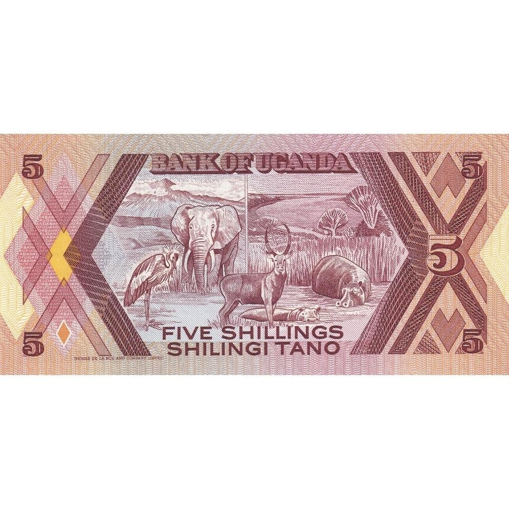 Uganda 5 Şilin - 1987 - ÇİL