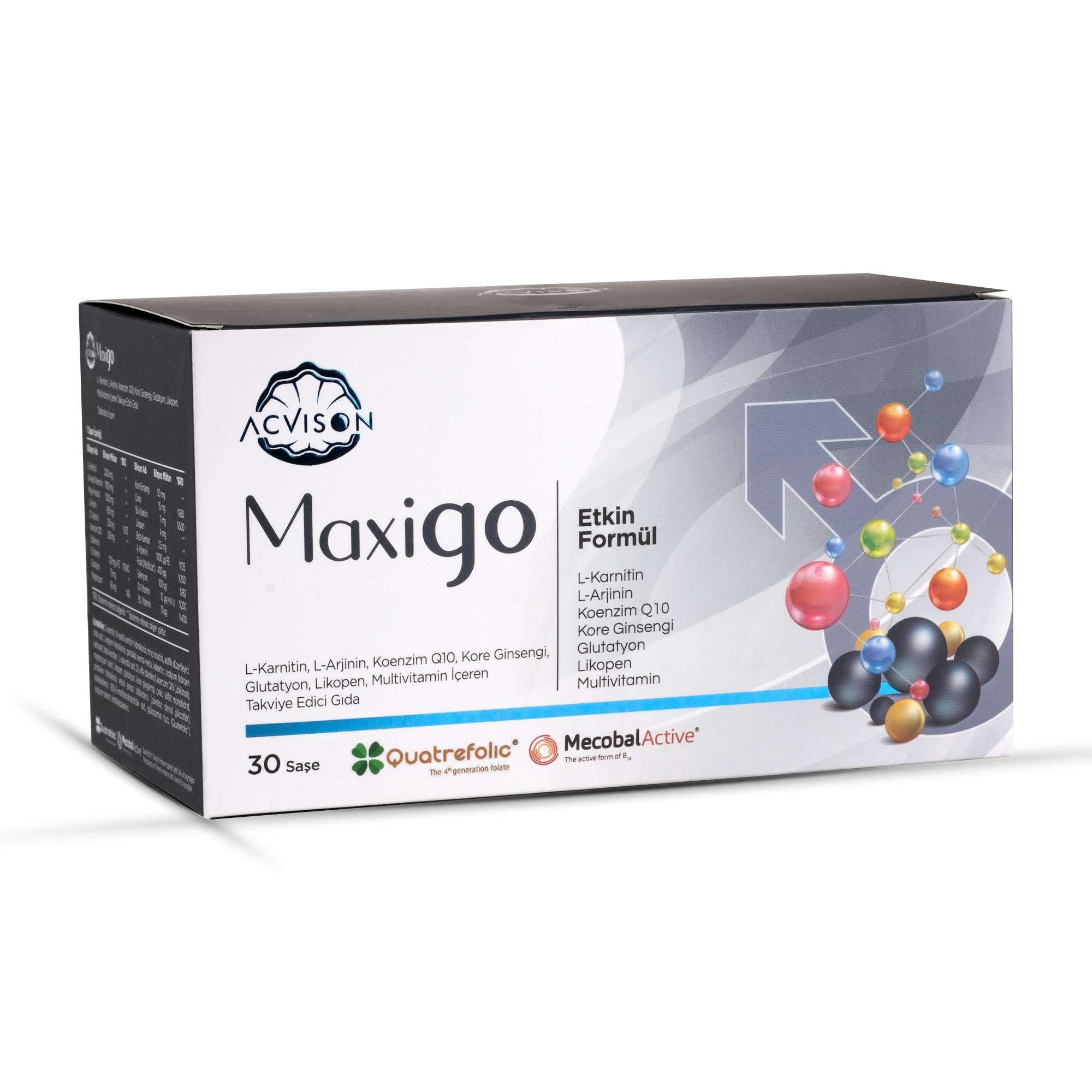 MAXİGO TAKVİYE EDİCİ GIDA