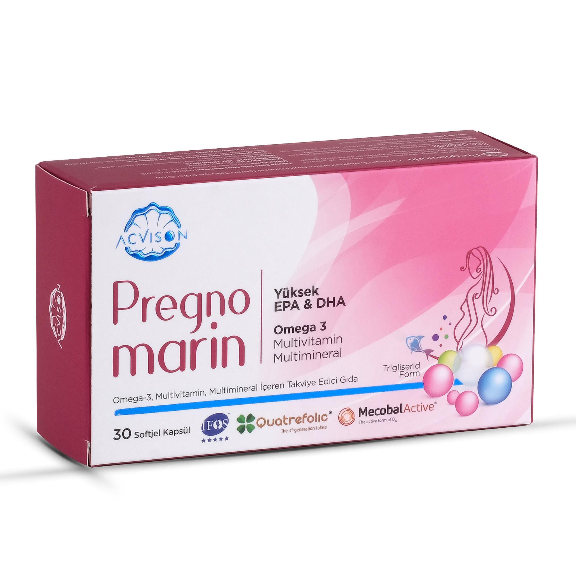 PREGNOMARİN TAKVİYE EDİCİ GIDA