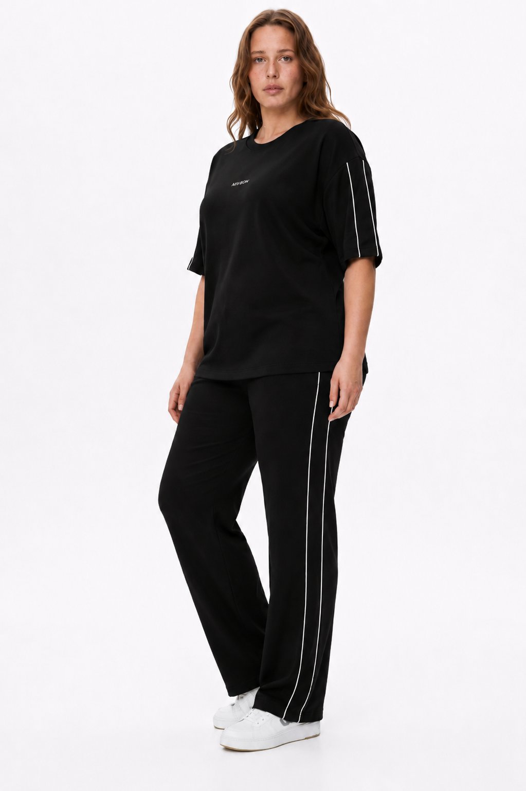 Oysho Modal Kumaş Çift Biyeli Kısa Kollu Alt Üst Takım 2XL-6XL
