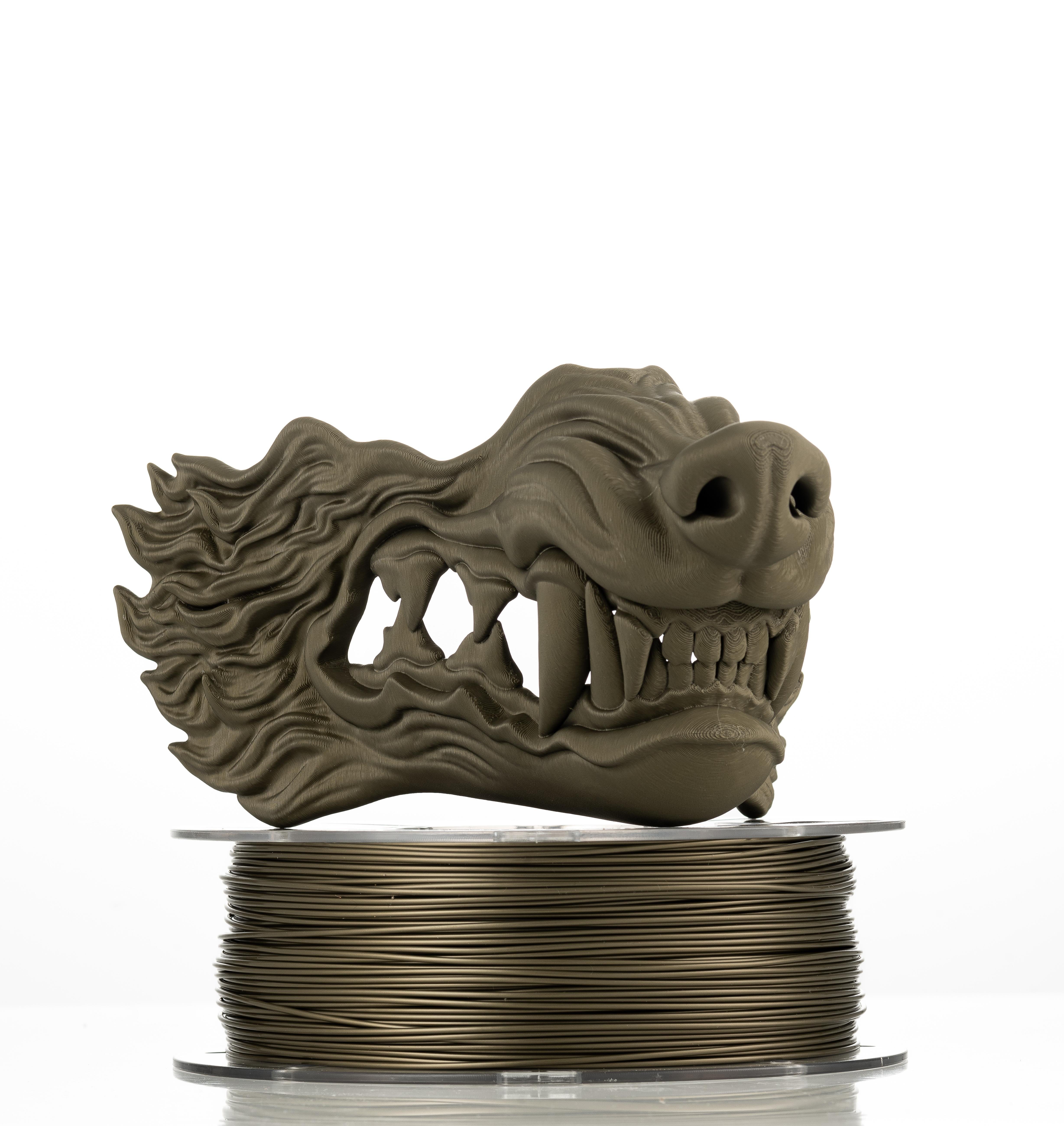 PLA SILK OLIVE- 1.75mm - 1 Kg