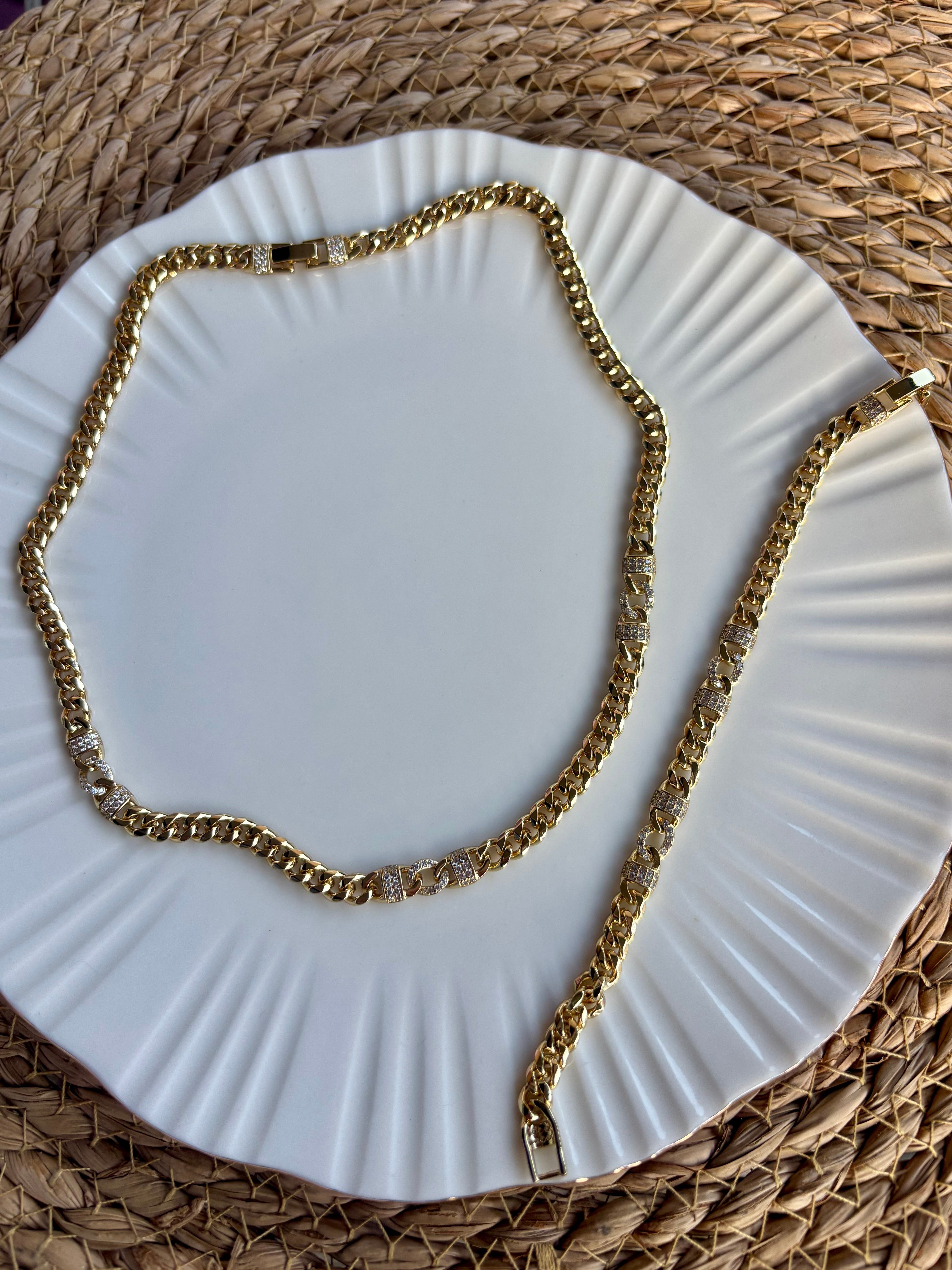 Xuping Kolye Bileklik Set