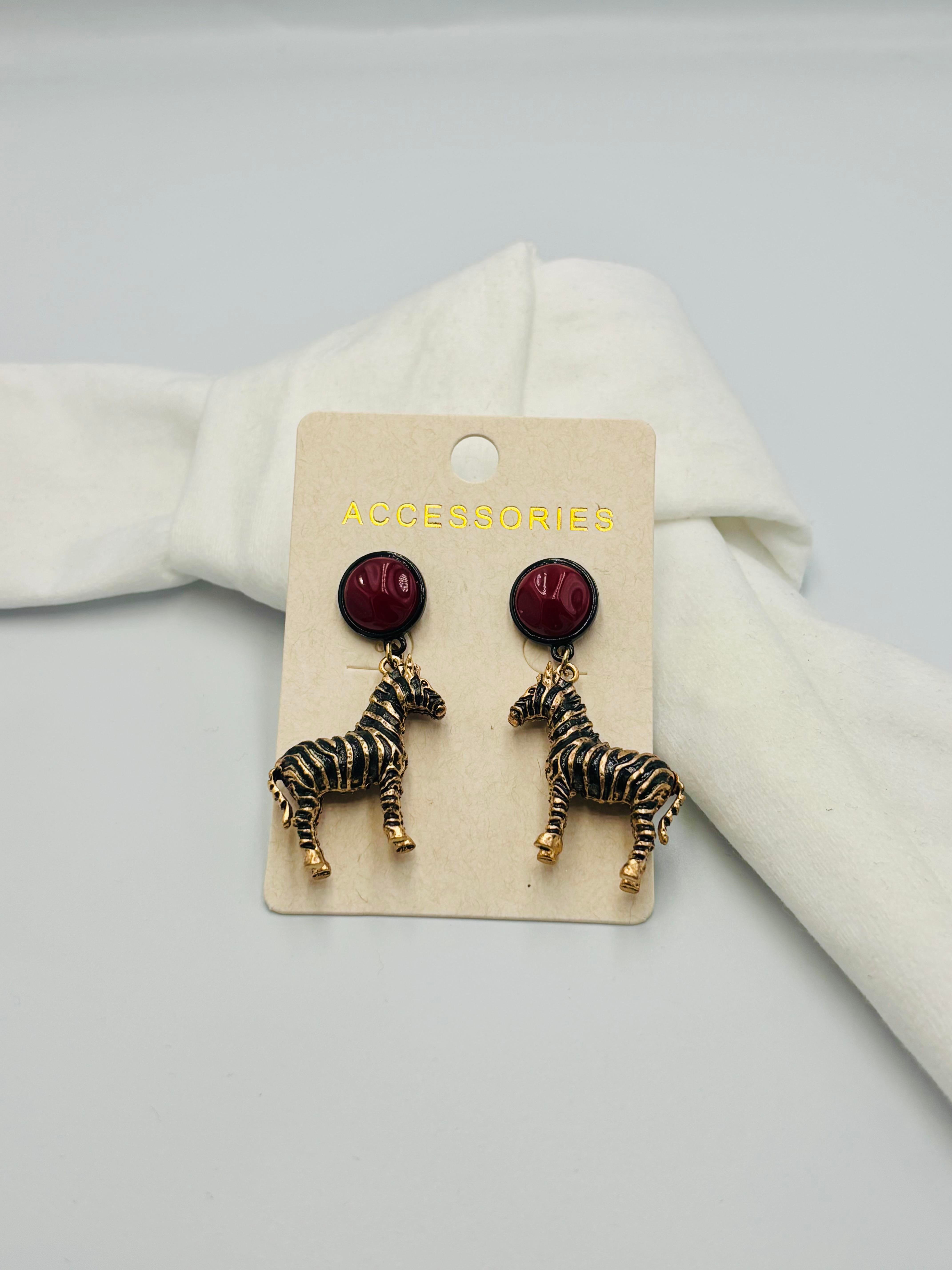 Zra Zebra Model Küpe