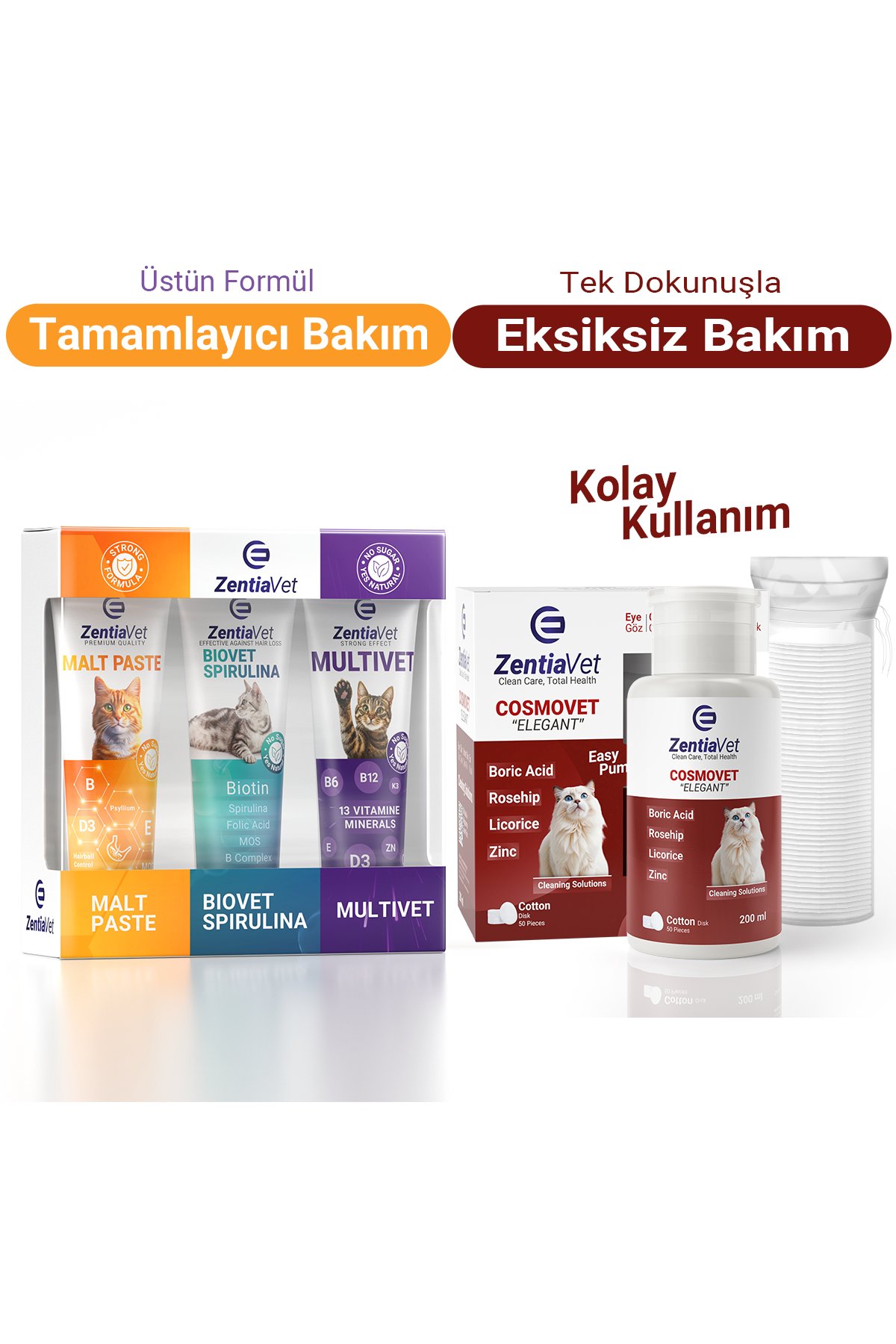 3 LÜ SET İLE Göz-Kulak-Ağız- Çene ve Altı Temizleme Solusyonu