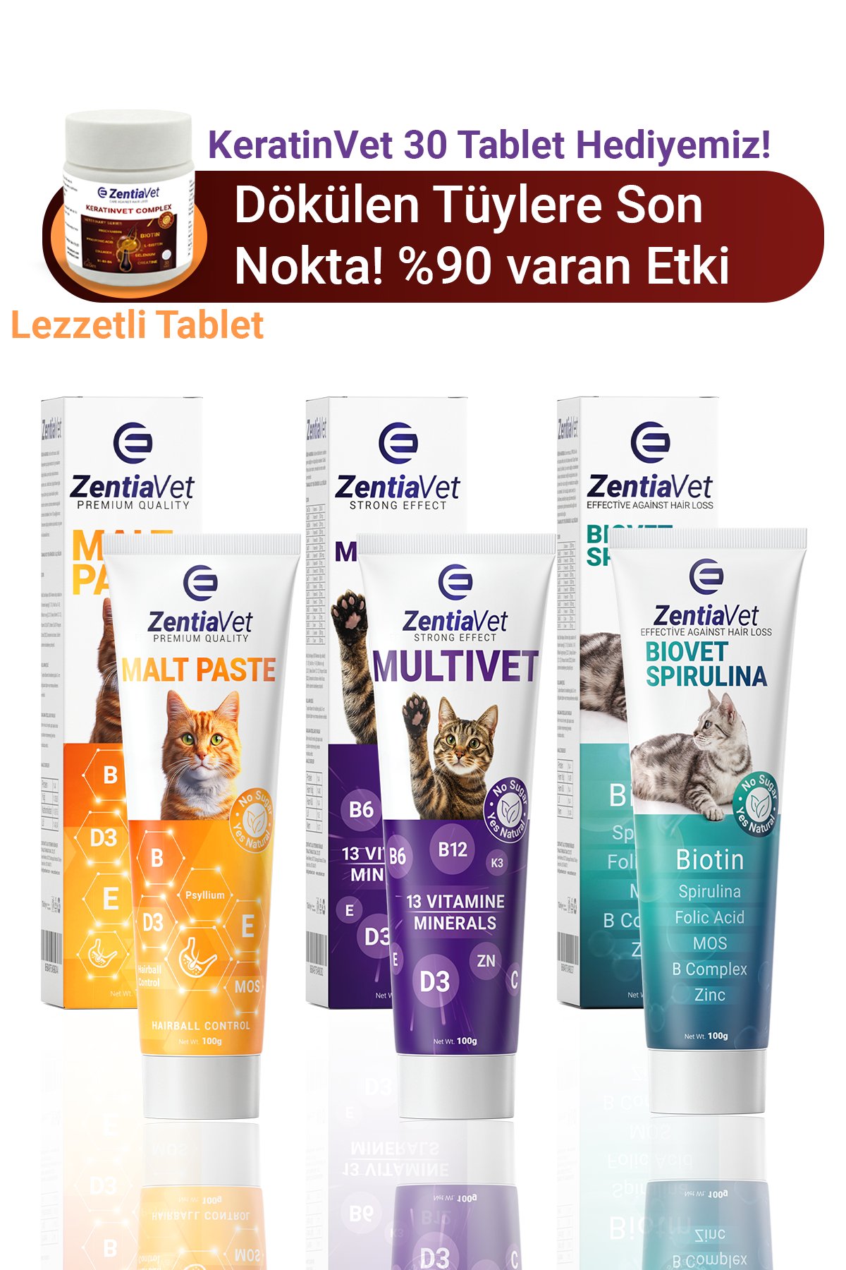 Malt Paste Kedi Maltı Multivet Malt Biovet Malt 300 gr