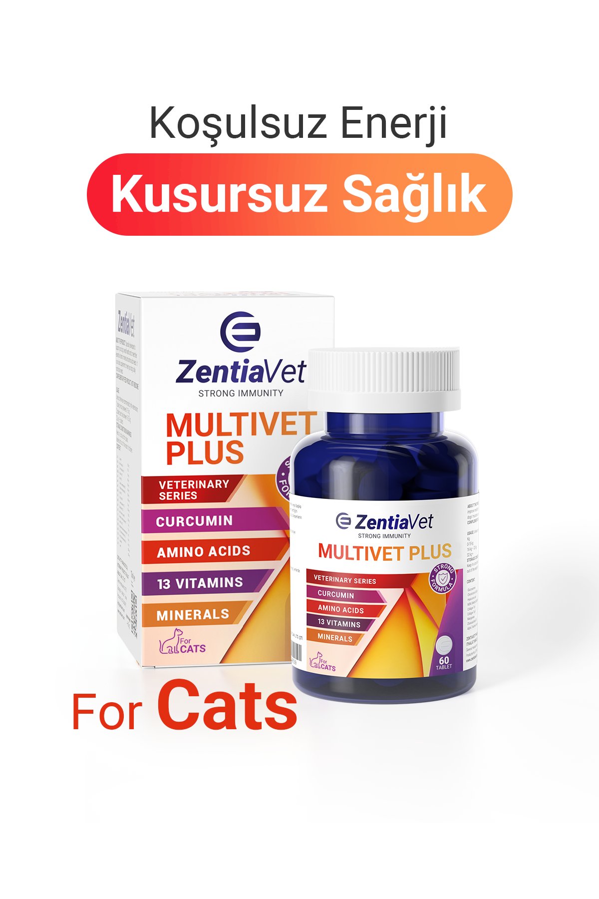 MULTIVET PLUS-CAT 60 TABLET