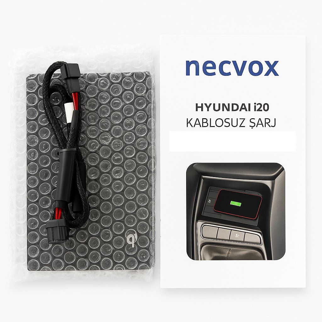  Hyundai i20 Kablosuz Şarj Ünitesi | Necvox