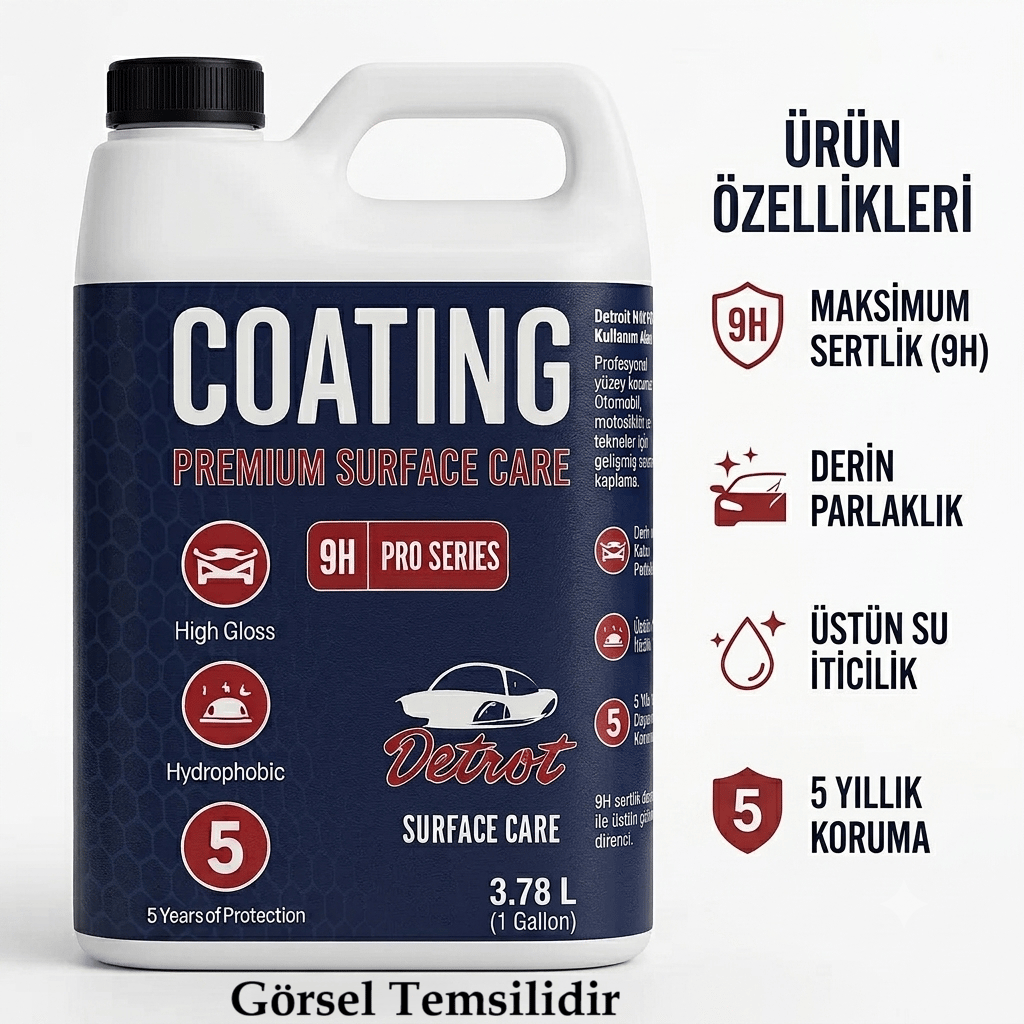 Detroit N40 PRO CERAMİC COATİNG 9H 5Y 3,78 LT